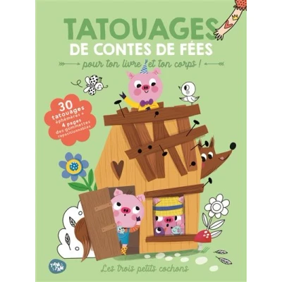 Image de Tatouage Les trois petits cochons