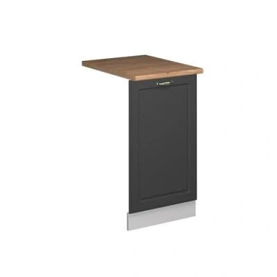 Afbeelding van Vicco Fame LineVoorpaneel vaatwasser 45 cm , WB Eik Anthrazit Gold Landhaus