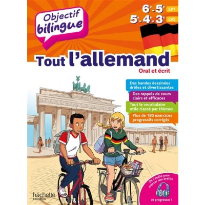 Image de Objectif bilingue Tout l&#039;allemand 6e 5e 4e 3e
