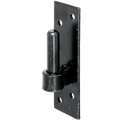 Afbeelding van GAH Alberts 306687 demonteerder op plaat Zuid Duitse vorm met DI of DII haken zwarte verf afstand Ø 14 mm 130 x 40