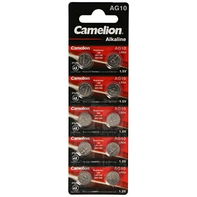 Afbeelding van 10 stuks knoopcel LR54, AG10, LR1130, 189, RW89