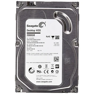 Afbeelding van Seagate ST2000DM001 Desktop Harde Schijven, 2000 GB, 3.5 Serial ATA