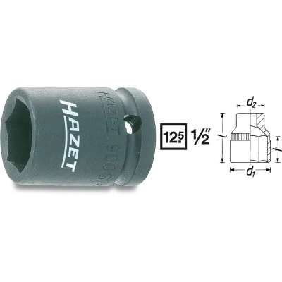 Afbeelding van HAZET 900S 14 Kracht dopsleutelinzet 1/2 (12.5 mm)