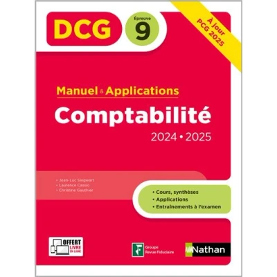 Image de Comptabilité DCG Epreuve 9 Manuel et applications 2024 2025