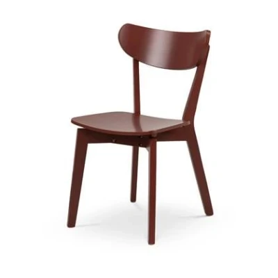 Afbeelding van Lisomme Jade Houten Eetkamerstoel Terracotta Rood