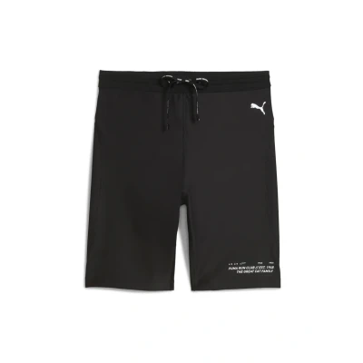 Afbeelding van RUN CLUB Graphic korte legging voor Dames, Zwart, Maat M PUMA