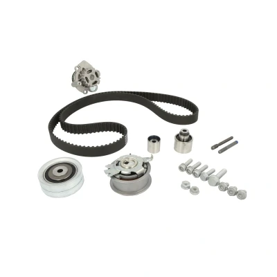 Afbeelding van HEPU PK06621 Waterpomp + Distributieriem Set Met nokkenasbouten schroeven 160 VOLKSWAGEN: GOLF 6, Polo V Hatchback, Caddy 3, AUDI: A3 Sportback