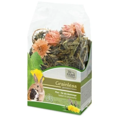 Afbeelding van JR Farm knaagdieren snack Graanvrij Plus salie &amp; paardenbloem 100 gram