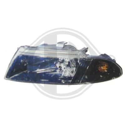 Afbeelding van DIEDERICHS 5860183 Koplampen Links H4 Zwart