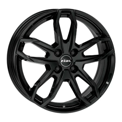 Afbeelding van RIAL 4 gat 16duim 100mm lichtmetalen Velg Lucca zwart LUC65645A22 6