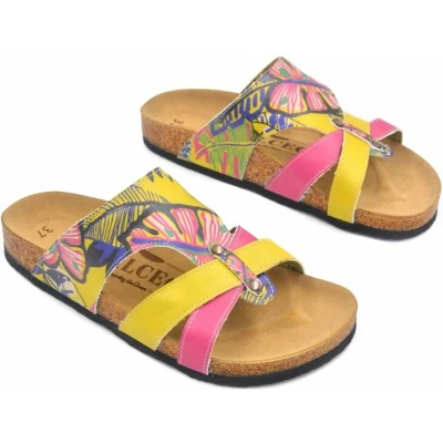 Afbeelding van GOBY Leaf Slippers Sandalen Hoge kwaliteit Handmade Maat 40