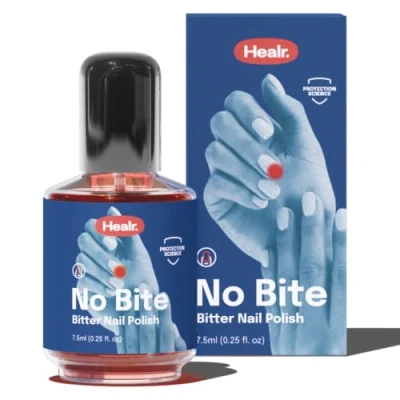 Afbeelding van HEALR Amer nagellak 7,5 ml zeer bitter, transparant voor kinderen en volwassenen medium snel effectief om de nagels te stoppen