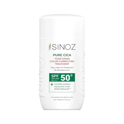 Afbeelding van Sinoz, Pure Cica Color Correcting Treatment Fluid Sunscreen SPF50+/PA++++