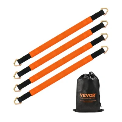 Image de VEVOR Sangle Arrimage d&#039;Essieu Anneau en D 5,08x97,536 cm pour Camion Remorque
