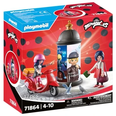 Afbeelding van PLAYMOBIL Miraculous 71864 Speelgoed vanaf 4 jaar, cadeau voor kinderen, bevordert creativiteit en rollenspel, figuur met accessoires gedetailleerde set