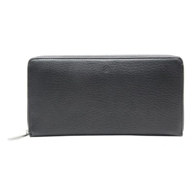 Afbeelding van Esquire Portemonnee Deer Zip Around Wallet Black Zwart
