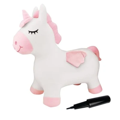 Afbeelding van Opblaasbare SpringUnicorn Pluche 3380743084053