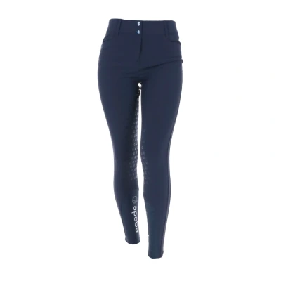 Afbeelding van EQODE by Equiline Rijbroek Darcey Full Grip Blauw 42 Agradi.be