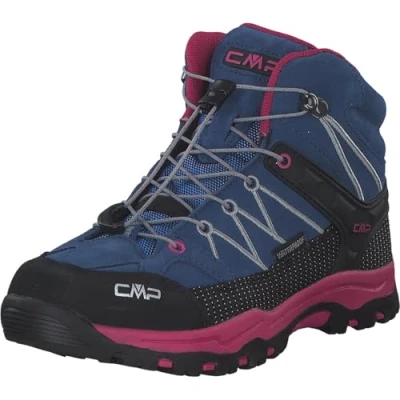 Afbeelding van CMP KIDS Rigel MID WP Unisex Outdoorschoenen voor kinderen, Maat: 37, Ocean/fuxia Leer en textiel