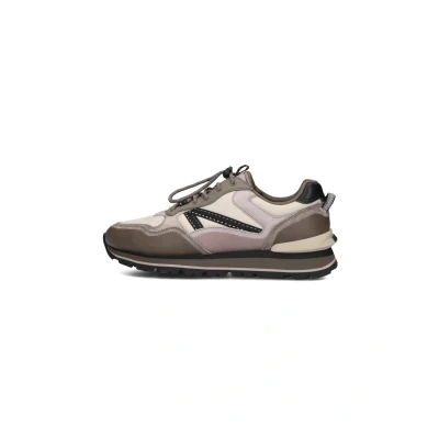 Afbeelding van The Hoff Brand City Off Road Sneakers Leer Heren Grijs Maat 40