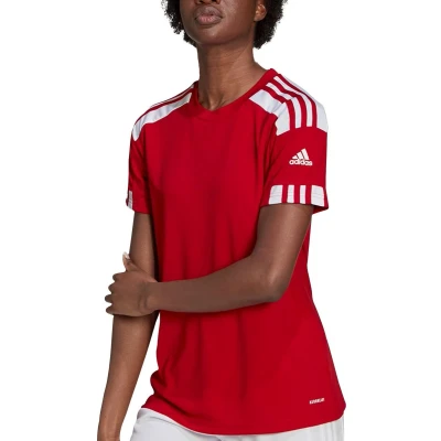 Afbeelding van adidas Performance Squadra 21 Sport Tshirt, Dames, Maat: XL, Team power red white