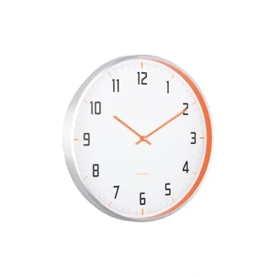 Afbeelding van Karlsson Wandklok Sporty Oranje Ø40cm Scandinavisch