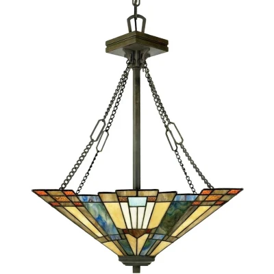 Afbeelding van Bohemian Hanglamp Steady Lighting Glas E27 L: 44.5cm Voor Binnen Woonkamer Eetkamer Brons