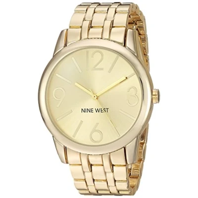 Afbeelding van Nine West Polshorloge voor dames, Goud, armband