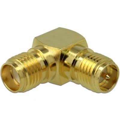 Afbeelding van RP SMA (v) haakse adapter 50 Ohm / 3 GHz