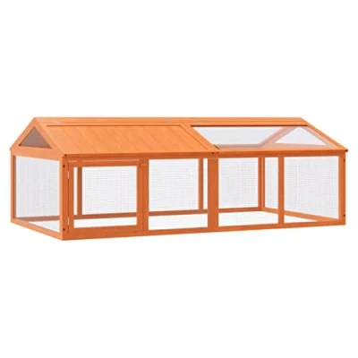 Afbeelding van vidaXL Dierenren 200x112,5x74 cm massief grenenhout bruin
