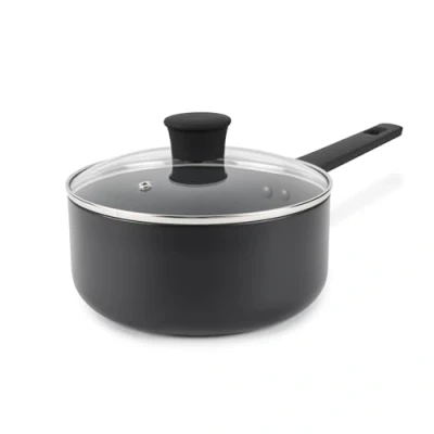 Afbeelding van Russell Hobbs RH02841EU7 braadpan met antiaanbaklaag, 20 cm, inductiepan, deksel van gehard glas en stoomopening, hoge prestaties, gemakkelijk te reinigen, weinig / geen olie, zachte handgreep
