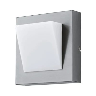 Afbeelding van EGLO Calgary 1 Buitenverlichting Wandlamp Lichts LED RVS Wit