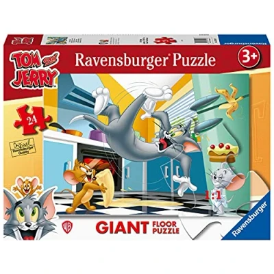 Afbeelding van Ravensburger Tom &amp; Jerry puzzel, verzameling van 24 stukjes