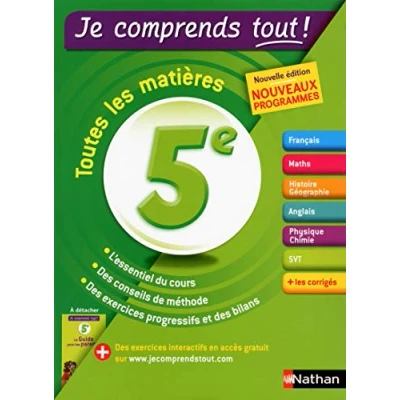 Afbeelding van Toutes les matières 5e