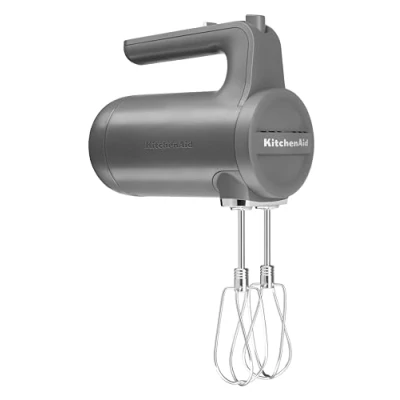 Afbeelding van KitchenAid Draadloze Handmixer Met 7 Snelheden 5khmb732 CharcoalGrey DG
