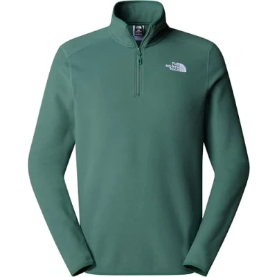 Afbeelding van The North Face Glacier 1/4 ZIP Fleece trui, Heren, Maat: XS, Duck green