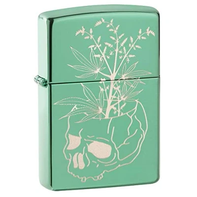 Afbeelding van Aansteker Zippo Botanic Skull