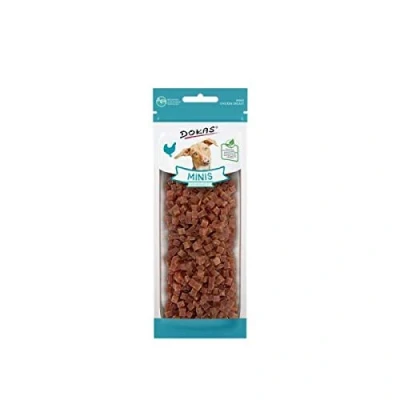 Afbeelding van 2 x 70 g Dokas Minis Kippenborst Hondensnacks