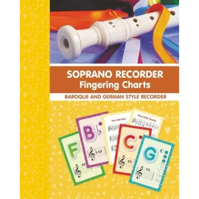Afbeelding van Soprano Recorder Fingering Charts. For Baroque and German Style