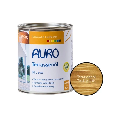 Afbeelding van Auro Terrasolie teak (Nr. 110) 0,75L