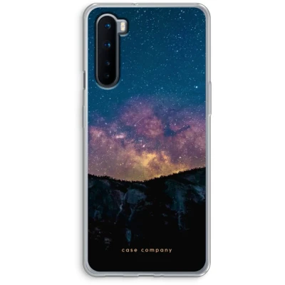 Afbeelding van Case Company® hoesje geschikt voor OnePlus Nord Travel to space Soft Cover Telefoonhoesje Bescherming aan alle Kanten en Schermrand