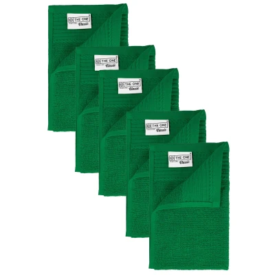 Afbeelding van 5 x The One Towelling gastendoekje 30x50 Groen