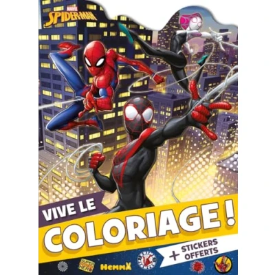 Afbeelding van MARVEL SPIDER MAN TEAM VIVE LE COLORIAGE