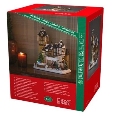 Afbeelding van Konstsmide 4232 000 LED decor Huis Meerkleurig Meerdere kleuren