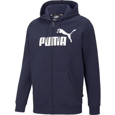 Afbeelding van Puma BIG LOGO Hoodie Sweater met rits, Heren, Maat: Small, Peacoat
