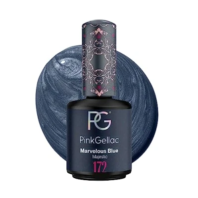 Afbeelding van Pink Gellac 172 Marvelous Blue Gel Nagellak