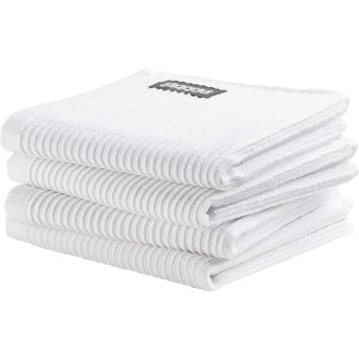 Afbeelding van DDDDD 4x Vaatdoek Basic Wit 30 x cm Set van 4 stuks