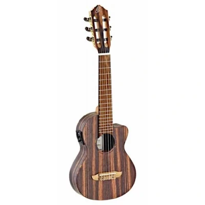 Image de Ortega RGL5EB CE Guitalélé électro acoustique Naturel pores ouverts