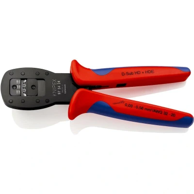 Afbeelding van KNIPEX 97 54 24 Krimptang D sub stekkers 0.03 tot 0.56 mm²