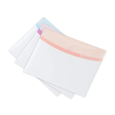 Afbeelding van Tarifold Fr 510199 verpakking met 6 kunststof hoezen A5 klittenbandsluiting Color Dream, pastelkleuren